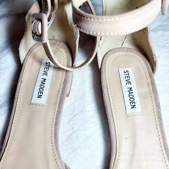 STEVE MADDEN Flat pointed tan sandal Size  9 used once. - Picture 4 of 6